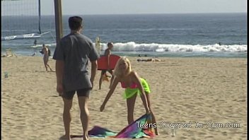 [Up A Blond, Blowjob, Beach Bimbo] Follando Oiled La Cumshot